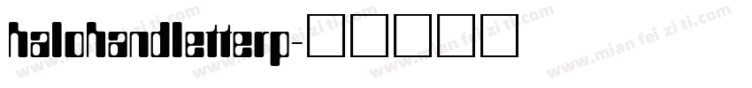 halohandletterp字体转换