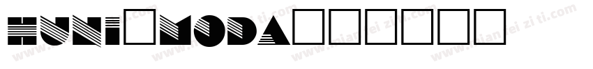 Huni_Moda字体转换
