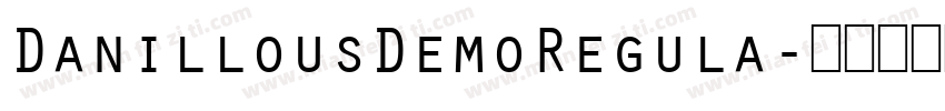 DanillousDemoRegula字体转换