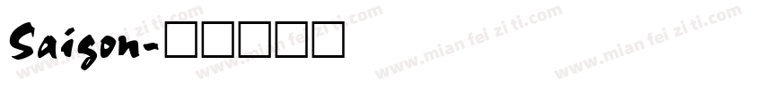 Saigon字体转换