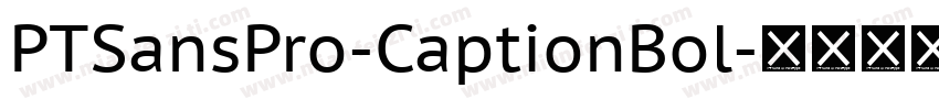 PTSansPro-CaptionBol字体转换
