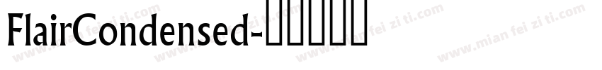FlairCondensed字体转换