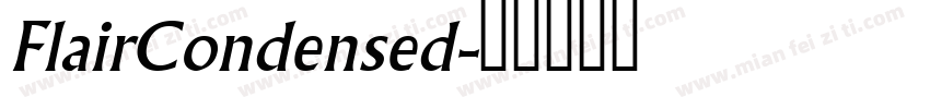 FlairCondensed字体转换