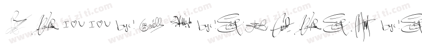 DelliatinTrendingSignatures字体转换