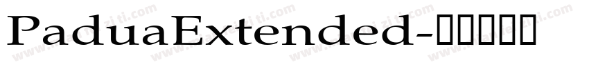 PaduaExtended字体转换