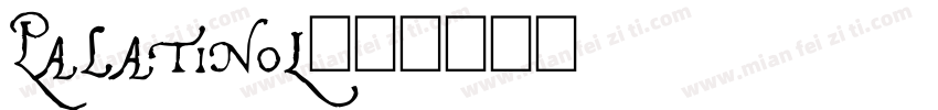 PalatinoL字体转换