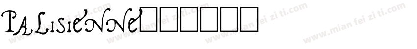 palisienne字体转换