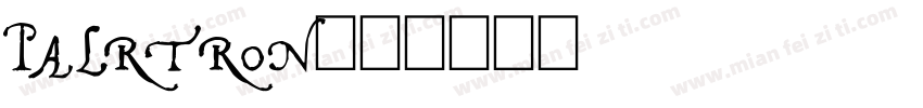 palrtron字体转换