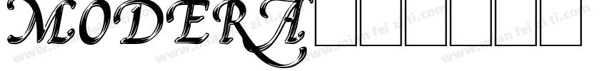 MODERA字体转换