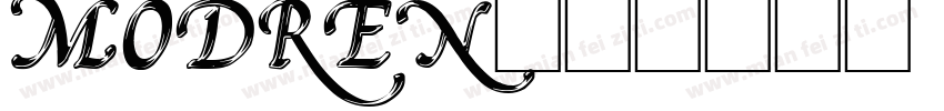 MODREN字体转换