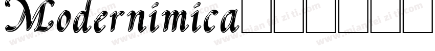 Modernimica字体转换
