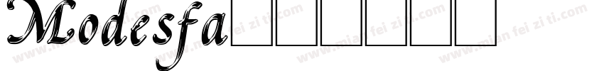 Modesfa字体转换