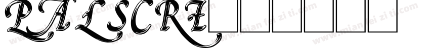 PALSCRI字体转换