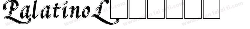 PalatinoL字体转换