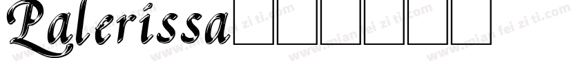 Palerissa字体转换