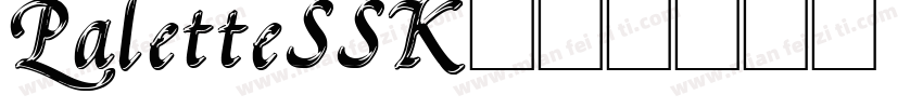 PaletteSSK字体转换