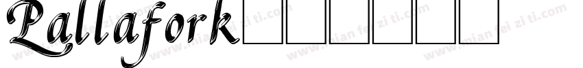 Pallafork字体转换