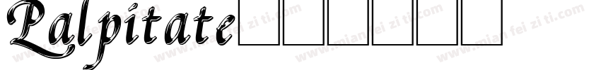 Palpitate字体转换