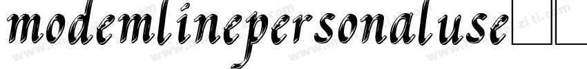 modemlinepersonaluse字体转换