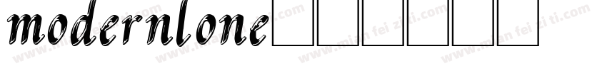 modernlone字体转换