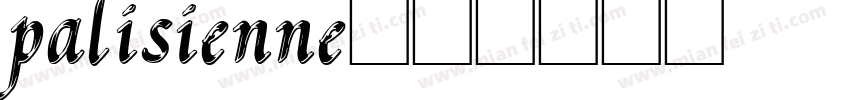 palisienne字体转换