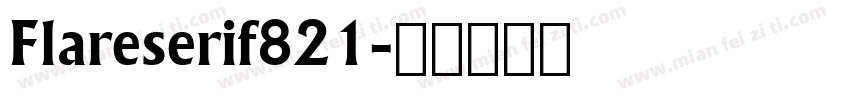Flareserif821字体转换