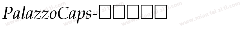 PalazzoCaps字体转换