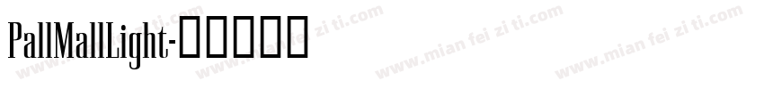 PallMallLight字体转换