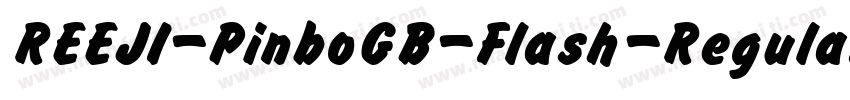 REEJI-PinboGB-Flash-Regular字体转换