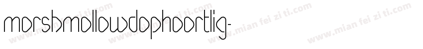MorshMollowDopHoortLig字体转换