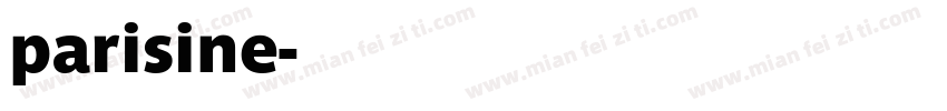 parisine字体转换