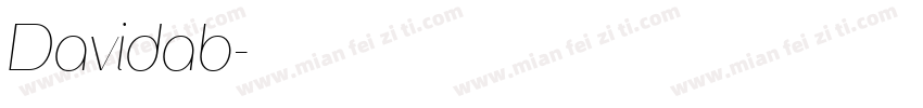 Davidab字体转换