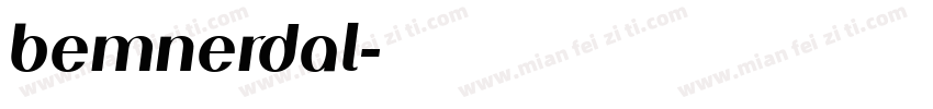 bemnerdal字体转换
