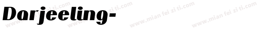 Darjeeling字体转换