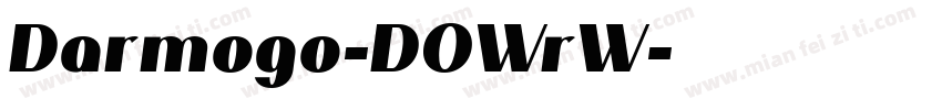 Darmogo-DOWrW字体转换