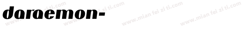 daraemon字体转换