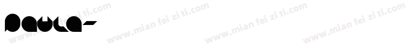 Paula字体转换