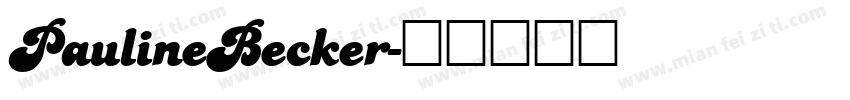 PaulineBecker字体转换