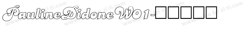 PaulineDidoneW01字体转换