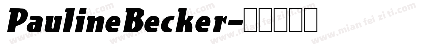 PaulineBecker字体转换