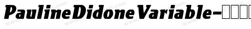 PaulineDidoneVariable字体转换