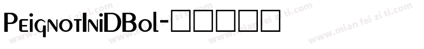 PeignotIniDBol字体转换
