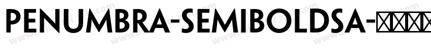Penumbra-SemiboldSa字体转换