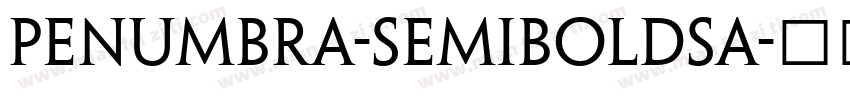 Penumbra-SemiboldSa字体转换