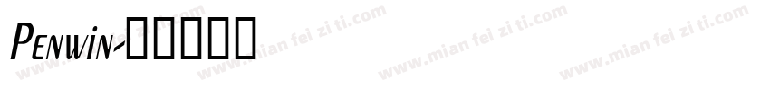 Penwin字体转换