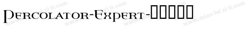 Percolator-Expert字体转换