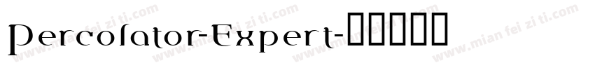 Percolator-Expert字体转换