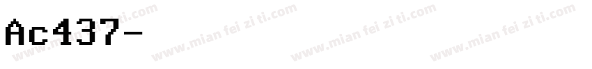 Ac437字体转换
