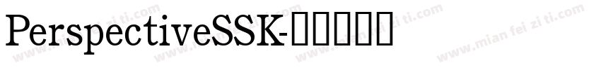 PerspectiveSSK字体转换