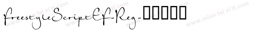 FreestyleScriptEF-Reg字体转换